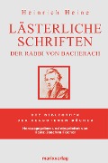 Cover-Bild zum Titel 'Lästerliche Schriften' von 'Heinrich Heine'