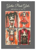 Gothic Punk Girls im künstlerischen Manga-Stil (Wandkalender 2025 DIN A2 hoch), CALVENDO Monatskalender - Rose Hurley