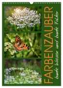 Cover-Bild zum Titel 'Farbenzauber, bunte Wiesen und bunte Falter (Wandkalender 2026 DIN A3 hoch), CALVENDO Monatskalender' von 'Sabine Löwer'