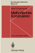 Cover-Bild zum Titel 'Methodisches Konstruieren' von 'Wolf G. Rodenacker'