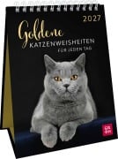 Cover-Bild zum Titel 'Wochenkalender 2027: Goldene Katzenweisheiten für jeden Tag' von ''