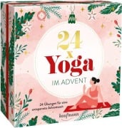 Cover-Bild zum Titel '24 x Yoga im Advent' von 'Jutta Oster'