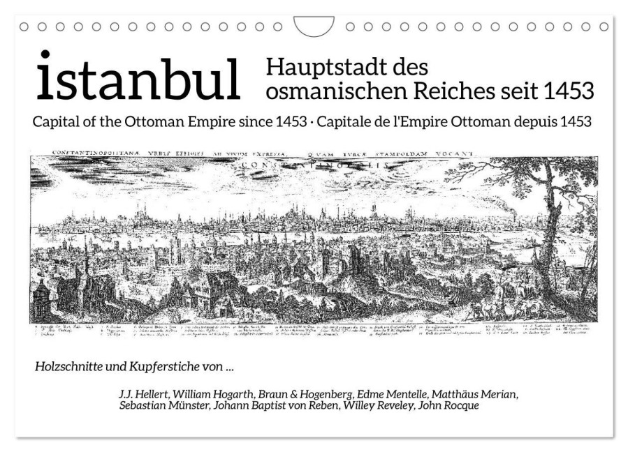 Istanbul - Hauptstadt des osmanischen Reiches seit 1453 (Wandkalender 2026 DIN A4 quer), CALVENDO Monatskalender - Claus Liepke