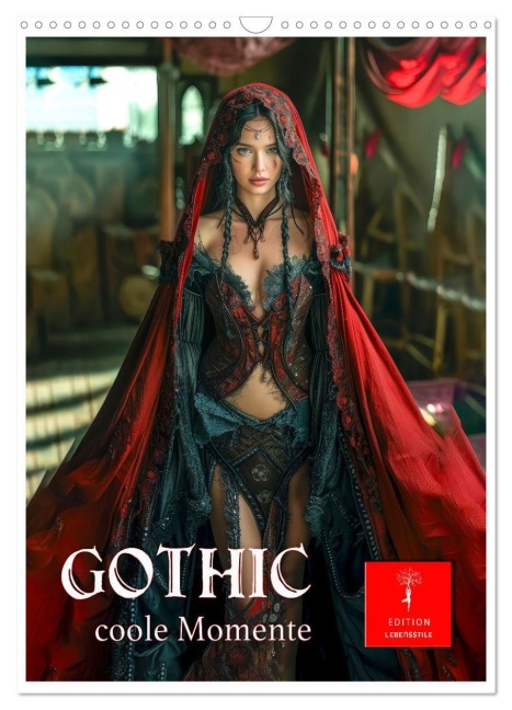 Gothic coole Momente (Wandkalender 2026 DIN A3 hoch), CALVENDO Monatskalender - Peter Roder