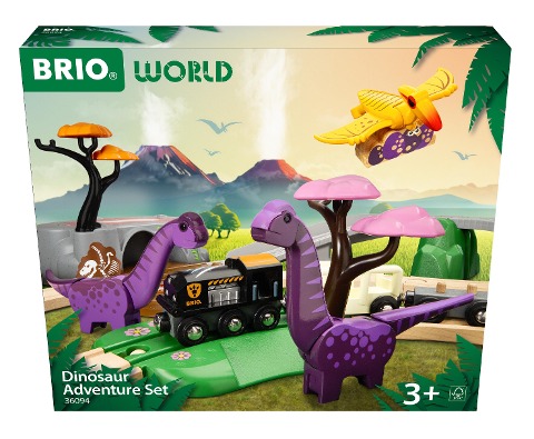 BRIO World - Dinosaurier Abenteuer-Set - 