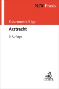 Cover-Bild zum Titel 'Arztrecht' von 'Christian Katzenmeier, Volker Lipp'
