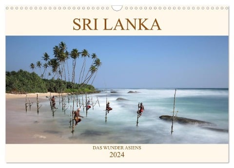 Sri Lanka Das Wunder Asiens (Wandkalender 2024 DIN A3 quer), CALVENDO Monatskalender - Roland Brack