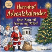 Cover-Bild zum Titel 'Herrnhut-Adventskalender: Quiz-Buch mit Fragen und Rätsel' von 'Schlauvento Interactive'