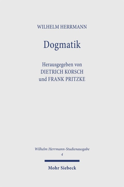 Wilhelm Herrmann-Studienausgabe - Wilhelm Herrmann