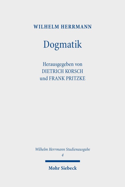 Wilhelm Herrmann-Studienausgabe - Wilhelm Herrmann