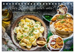 Cover-Bild zum Titel 'Alles Kartoffel oder was?! - Gerichte aus der Kartoffelwelt (Tischkalender 2026 DIN A5 quer), CALVENDO Monatskalender' von 'Anja Frost'