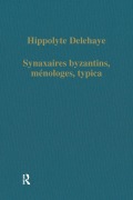 Cover-Bild zum Titel 'Synaxaires byzantins, ménologes, typica' von 'Hippolyte Delehaye'