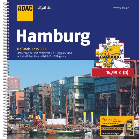 ADAC Cityatlas Hamburg 1:15 000 - 
