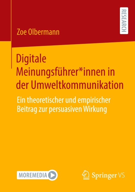 Digitale Meinungsführer*innen in der Umweltkommunikation - Zoe Olbermann