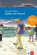 Cover-Bild zum Titel 'Gefahr am Strand. Buch mit Online-Angebot A1' von 'Andrea Maria Wagner'