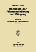 Cover-Bild zum Titel 'Düngung der Kulturpflanzen' von 'N. Atanasiu, Diplomgärtnerin Liselotte Forchthammer, W. Frohner, A. Fruhstorfer, L. Gisiger'