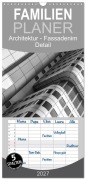 Cover-Bild zum Titel 'Familienplaner 2027 - Architektur - Fassaden im Detail 2027 mit 5 Spalten (Wandkalender, 21 x 45 cm) CALVENDO' von 'Franco Tessarolo'
