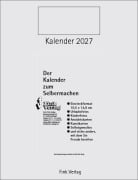 Cover-Bild zum Titel 'Kalender zum Selbermachen 2027' von ''