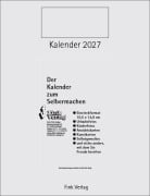 Cover-Bild zum Titel 'Kalender zum Selbermachen 2027' von 'Emil Fink Verlag'