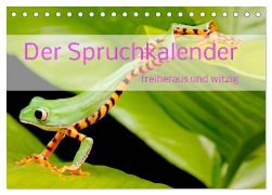 Cover-Bild zum Titel 'Der Spruchkalender - freiheraus und witzig (Tischkalender 2026 DIN A5 quer), CALVENDO Monatskalender' von 'Liselotte Brunner-Klaus'