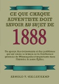 Cover-Bild zum Titel 'Ce Que Chaque Adventiste Doit Savoir Au Sujet De 1888' von 'Arnold V. Wallenkampf'
