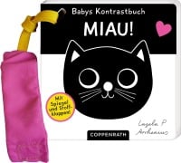 Cover-Bild zum Titel 'Babys Kontrastbuch für den Buggy: Miau!' von ''