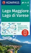 Cover-Bild zum Titel 'KOMPASS Wanderkarte 90 Lago Maggiore, Lago di Varese 1:50.000' von ''