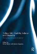 Cover-Bild zum Titel ''Cultural Life', Disability, Inclusion and Citizenship' von ''