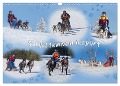Schlittenhundesport (Wandkalender 2024 DIN A3 quer), CALVENDO Monatskalender - Heiko Eschrich - Heschfoto