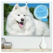 Cover-Bild zum Titel 'Der Samojede - Schönheit des Nordens (hochwertiger Premium Wandkalender 2026 DIN A2 quer), Kunstdruck in Hochglanz' von 'Sigrid Starick'