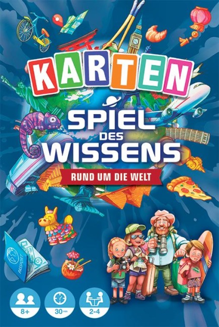 Spiel des Wissens - Kartenspiel Rund um die Welt Euro Hook - 