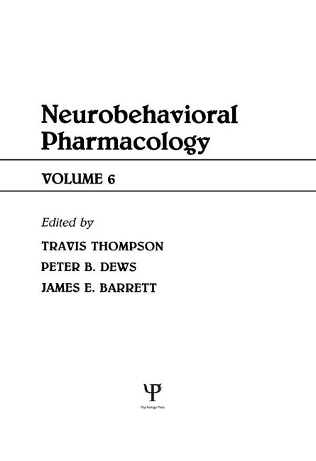 Advances in Behavioral Pharmacology - 