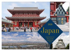 Cover-Bild zum Titel 'Japan - Impressionen aus dem Land der aufgehenden Sonne (Wandkalender 2026 DIN A2 quer), CALVENDO Monatskalender' von 'Lichtblicke Lichtblicke'