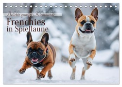 Cover-Bild zum Titel 'Frenchies in Spiellaune (Tischkalender 2027 DIN A5 quer), CALVENDO Monatskalender' von 'Claudia Kleemann'