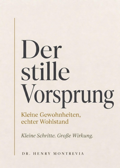 Der stille Vorsprung - Henry Montrevia