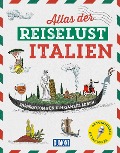 Cover-Bild zum Titel 'DUMONT Bildband Atlas der Reiselust Italien' von 'Philippe Gloaguen'