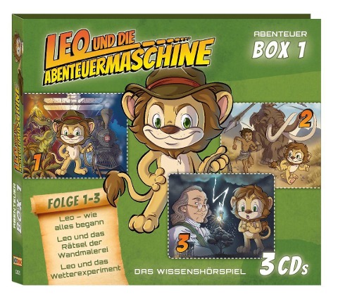 3er CD-Box:Folge 1-3 - Leo und die Abenteuermaschine