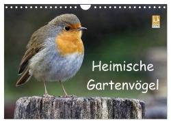 Cover-Bild zum Titel 'Heimische Gartenvögel (Wandkalender 2026 DIN A4 quer), CALVENDO Monatskalender' von 'Dieter Wilczek'