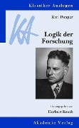 Cover-Bild zum Titel 'Karl Popper: Logik der Forschung' von ''