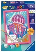 Cover-Bild zum Titel 'CreArt, Malen nach Zahlen Kinder - Farbenfrohe Qualle' von ''