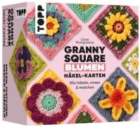 Cover-Bild zum Titel 'Granny Square Blumen Häkel-Karten (Deutsche Ausgabe)' von 'Claire Montgomerie'