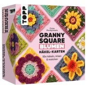 Cover-Bild zum Titel 'Granny Square Blumen Häkel-Karten (Deutsche Ausgabe)' von 'Claire Montgomerie'