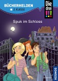 Cover-Bild zum Titel 'Die drei !!!, Bücherhelden 2. Klasse, Spuk im Schloss (drei Ausrufezeichen)' von 'Jule Ambach'
