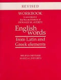 Cover-Bild zum Titel 'Workbook to Accompany the Second Edition of Donald M. Ayers's English Words from Latin and Greek Elements' von 'Helena Dettmer, Marcia Lindgren'