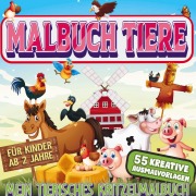 Malbuch Tiere - Mein tierisches Kritzelmalbuch - S&L Inspirations Lounge
