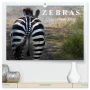 Zebras - Ungezähmte Kraft (hochwertiger Premium Wandkalender 2026 DIN A2 quer), Kunstdruck in Hochglanz - Elisabeth Stanzer