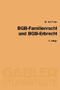 Cover-Bild zum Titel 'BGB-Familienrecht und BGB-Erbrecht' von 'Karl Braun'