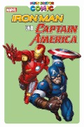 Cover-Bild zum Titel 'Mein erster Comic: Iron Man und Captain America' von 'Fred Van Lente, Margot Blankier, Scott Gray, Roger Langridge'