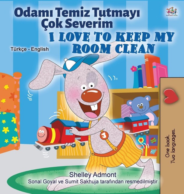 I Love to Keep My Room Clean (Turkish English Bilingual Book for Kids) - Shelley Admont, Kidkiddos Books