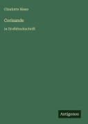 Cover-Bild zum Titel 'Corisande' von 'Charlotte Niese'